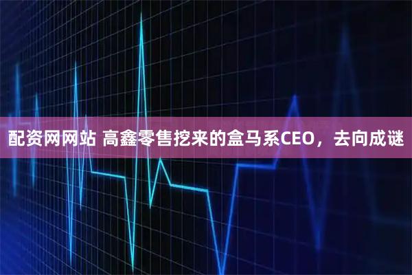 配资网网站 高鑫零售挖来的盒马系CEO，去向成谜