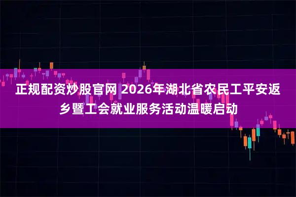 正规配资炒股官网 2026年湖北省农民工平安返乡暨工会就业服务活动温暖启动
